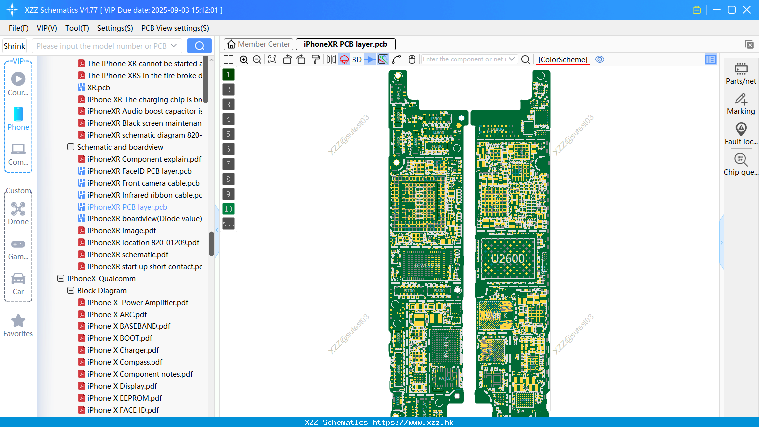 IPhoneXR PCB Layer